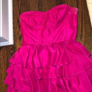 Bright pink / fuchsia going out dress